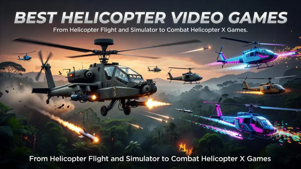 Best Helicopter Video Games: From Helicopter Flight and Simulator to Combat Helicopter X Games